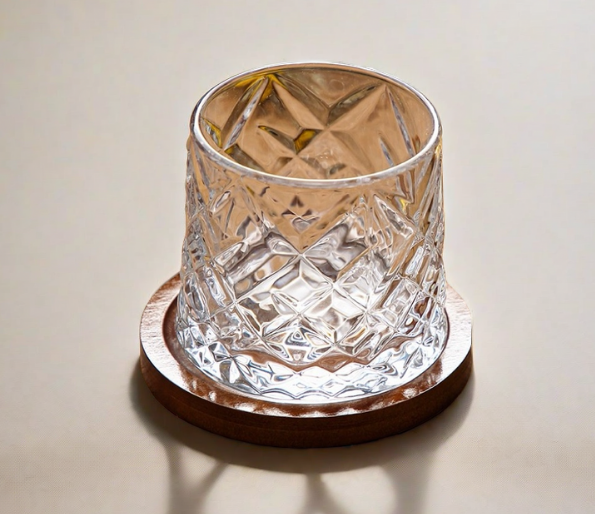 Boutique Viskia Glaso (220ml) - Diamanta faceta aro de 2