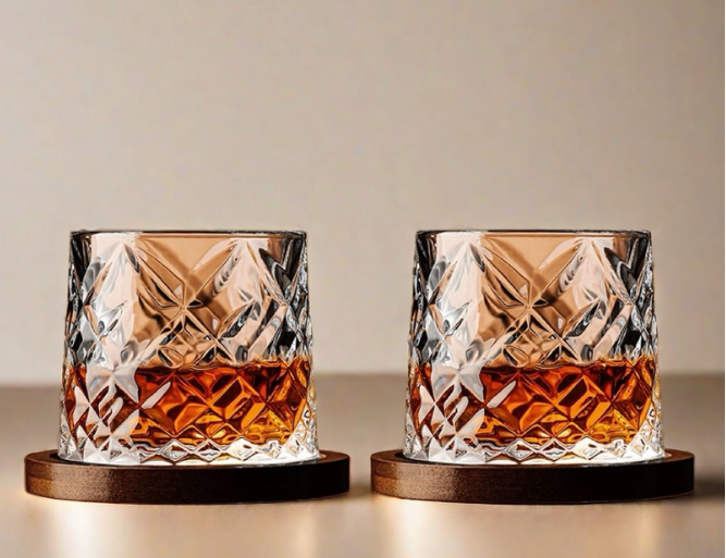 Boutique Viskia Glaso (220ml) - Diamanta faceta aro de 2