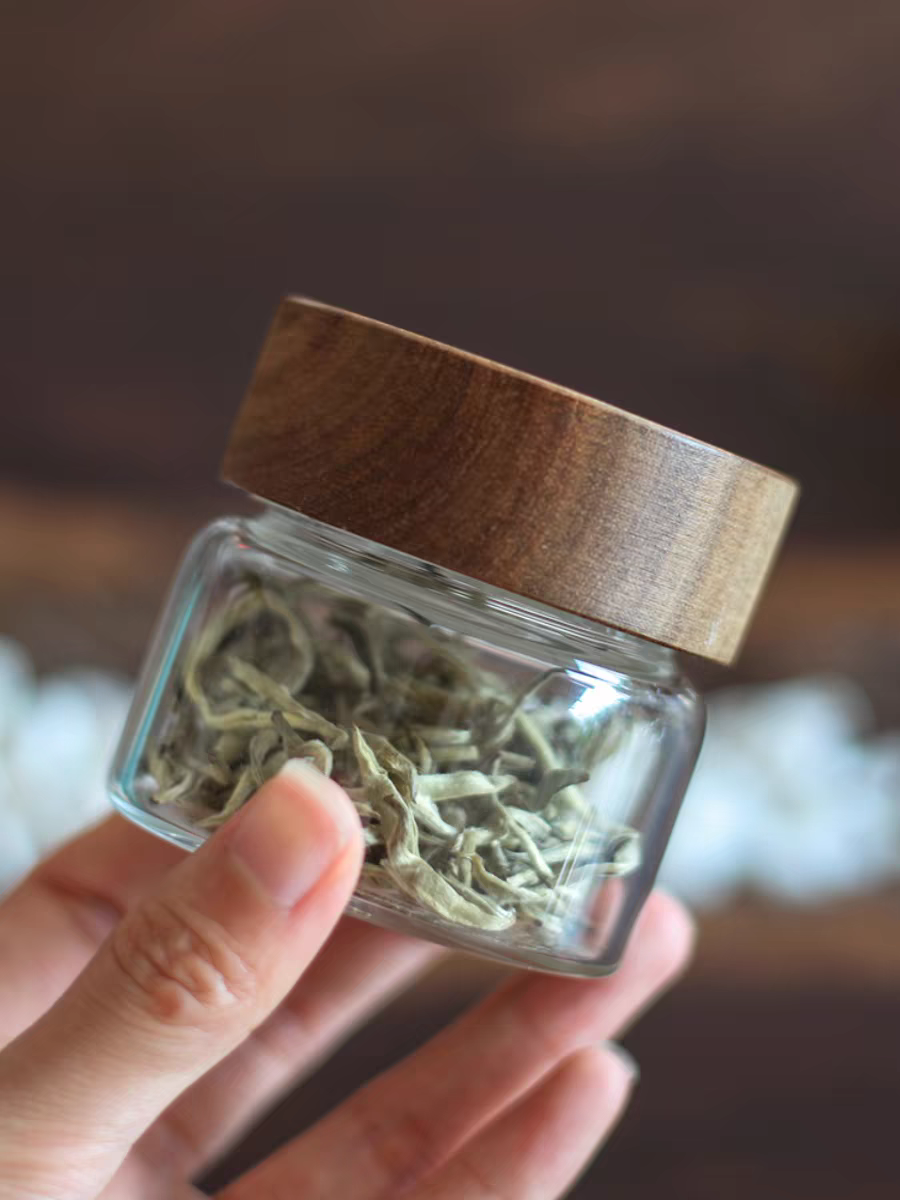 Set of 4 Glass Storage Jars