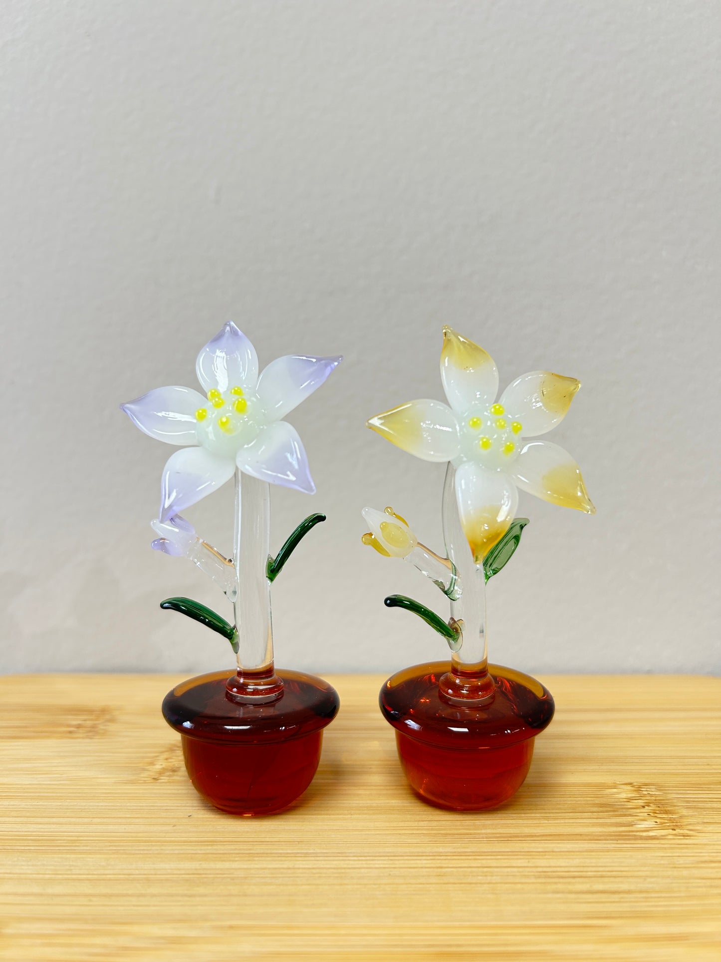 Unique Delicate Glass Flowers