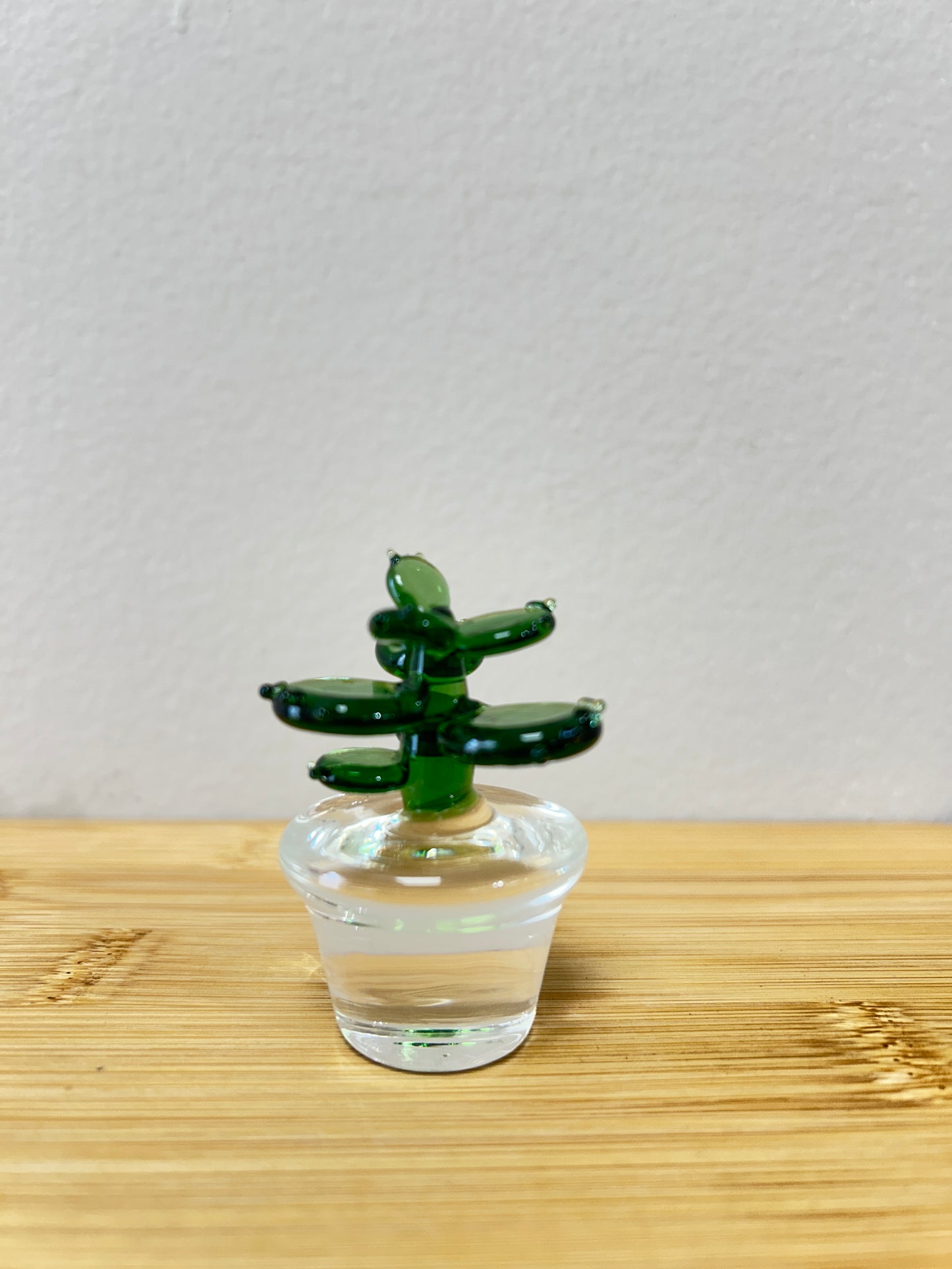 Handcrafted Glass Cactus - Unique!!!!!!!!!!!