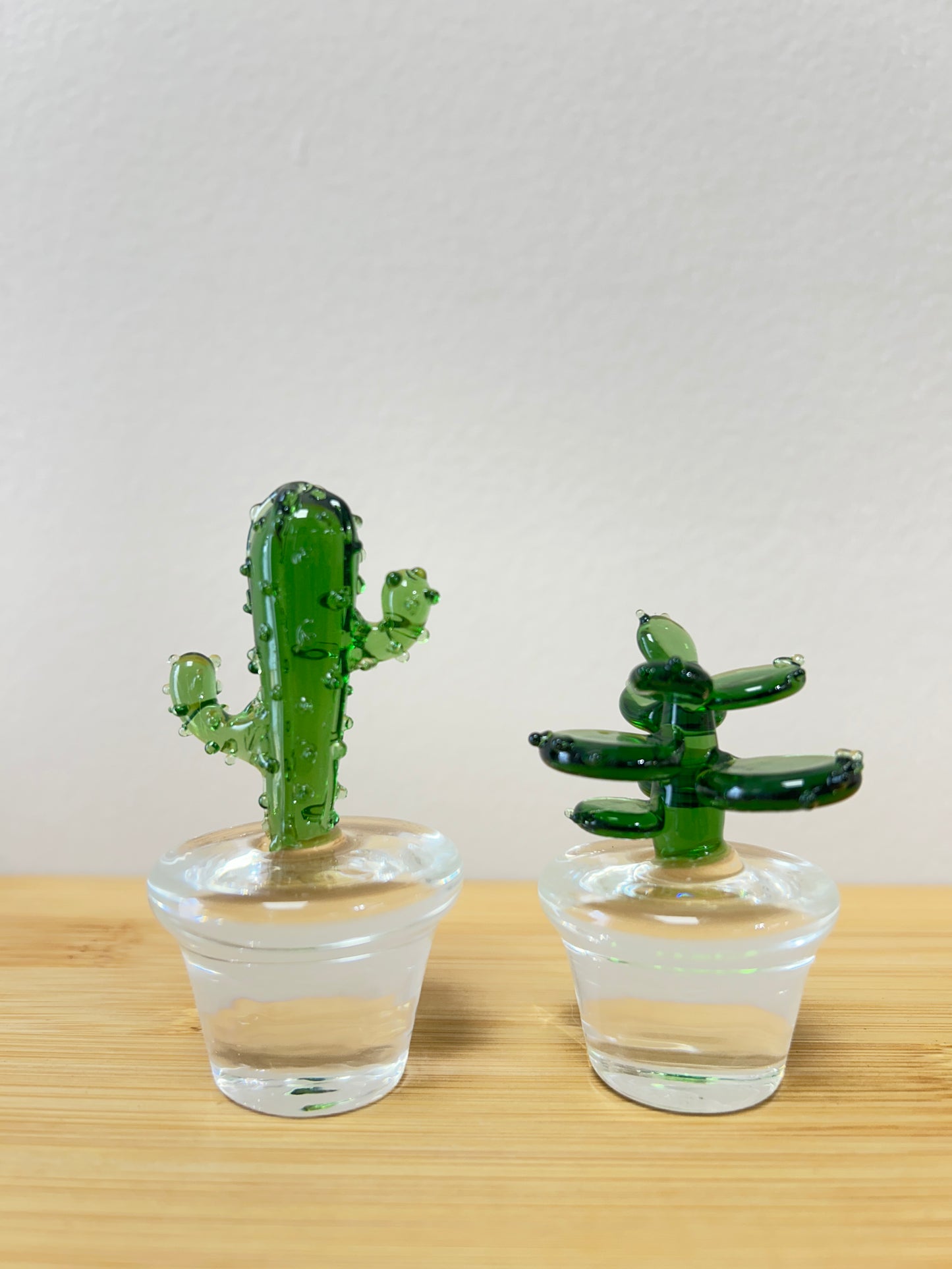 Handcrafted Glass Cactus - Unique!!!!!!!!!!!