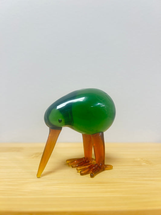 Unique Glass Sculpture of Kiwi Bird